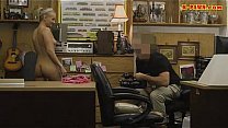Tight blonde babe banged by pawn dude