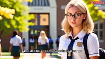 Dominant Teacher approved Teen sexy college blonde fee, but he wants something back (Zara - Part 1) - 3D/Hentai