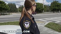 Hot cops fuck black pole