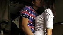 Real amateur couple cunt fingering and jerk off in the train