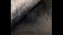 Licking my step cousins hairy pussy