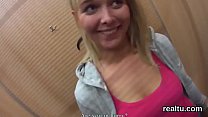Attractive czech cutie is teased in the mall and fucked in pov
