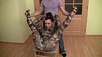 Acrobatic sex for elastic girl fucked by a hard cock