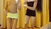 Three Hot Teens and Dancing on Webcam