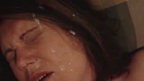 Stacey gets a facefull of cum