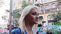 Blonde Russian nurse sucked and fucked in public