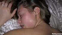 Woke up when I plunged my cock into her