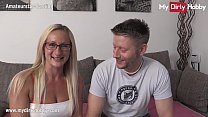 MyDirtyHobby - German amateur babe cheats her husband with his best friend and films herself getting fucked hard