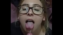 Cumming on Her Glasses