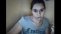 Cuck esposa en pantalla webcam