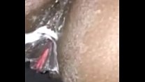 Black Babe With a Really Creamy Pussy Shagged From behind