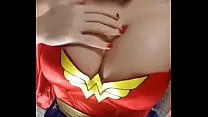 Who is this super hot girl in wonder woman cosplay