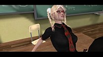 Blonde wanna teacher's cock