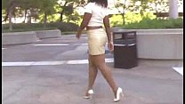 Ebony Pantyhose and Heels