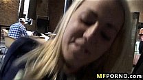 Girl gets fucked in restaurant Christen Courtney 4