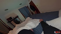 Sharing a bed with a hot milf stepmom and fucking her pussy