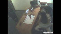 Security Cam picks up sex in the office