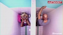 HORNYHOSTEL - Lovita Fate - Horny Exhibitionist Plays With Her New Toys In On The Toilet And Gets Caught And Fucked Full Scene