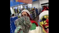 Gibby the clown takes two whores to Walmart on Christmas
