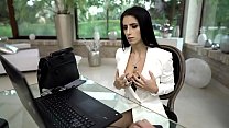 Black haired Nelly Kent gets assfucked by a big cock in POV