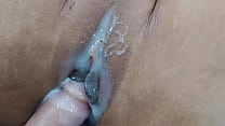 Desi Housewife Petit Pussy Pumped Up With Cum