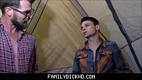 Step Dad And His Young Twink Go Camping And Fuck