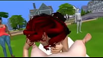Sims 4 girl gives blow job then fucked first person character view