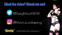 Cute brunette Stacy Moon is having fun on webcam