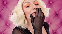 Free video. JOI video: jerk off instructions and cum countdown - finish to my gloves - in fetish gloves by Arya Grander