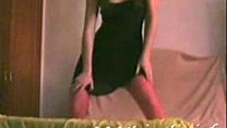 very nice dance&strip from a young brunette girl! HOT must see!