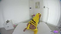 VR Nicole Love masturbates in a pikachu outfit