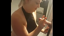 Australian In Gloryhole For A Blowjob With Step Brother Cum On Face
