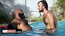Hot Buddies Perform A Roleplaying Saturday Ritual And Get Their Cocks Wet In Their Naked Pool Party