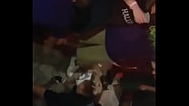 Clown Having Some Feet On His Face At Twiztid's 