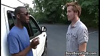 Blacks On Boys - Hardcore Interracial Gay Fuck Movie 24