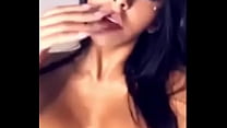 2 fingers in her own ass