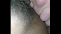 Terrah being naughty with white cock