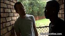 Poor white guy sucking black cocks to buy new tires 02