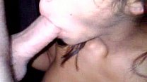Deepthroat Blowjob and facial with swallow by asian Tiffany
