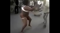 Woman Strips Completely Naked During A Fight With A Man In Nairobi CBD