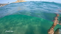 SEX ON THE BEACH, INSIDE WATER WITH A FAN - SHEILA ORTEGA