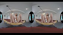 Small tit babe fucked hard in vr