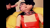 Fetish sex in fishnet and latex - 5 min
