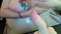 Camgirl Katie and Her Dildo