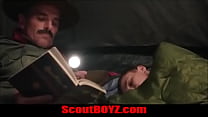 Boy Scouts bareback fucking in the tent