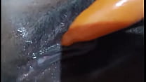 Zanahoria vagina penetración mastuebacion