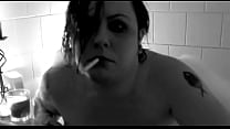 Chubby MILF Smoking While In Bath - Fetish