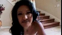 Horny Asian Slut Deep-Throats Big Black Stick and get Fucked Hardcore in The Ass