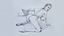 What can you draw in 20 minutes? Behind the scenes of an erotic artist