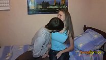 Teen sexy girl sex with her frined in her bedroom
